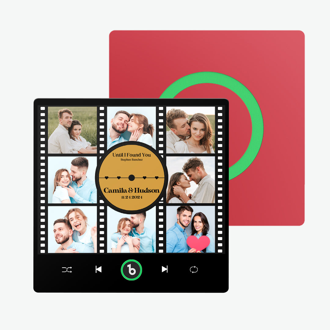 Imán de Nevera Personalizado con Foto Collage Regalo Único para Pareja