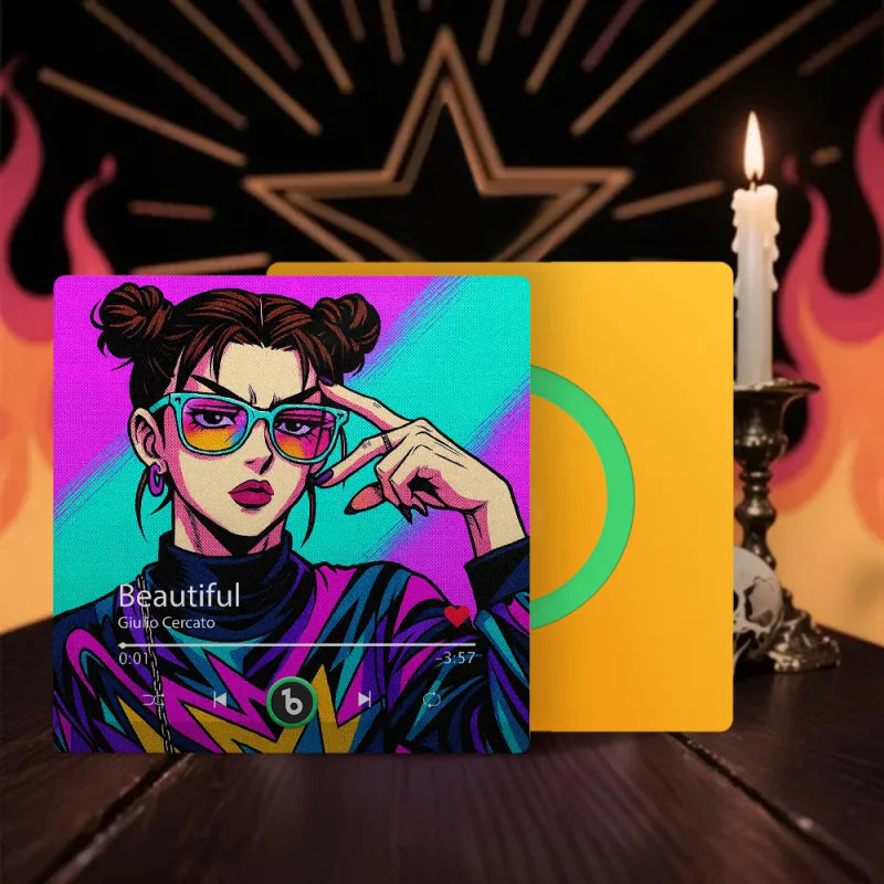 Imán de nevera personalizado estilo anime y sticker de foto para decoración hogar