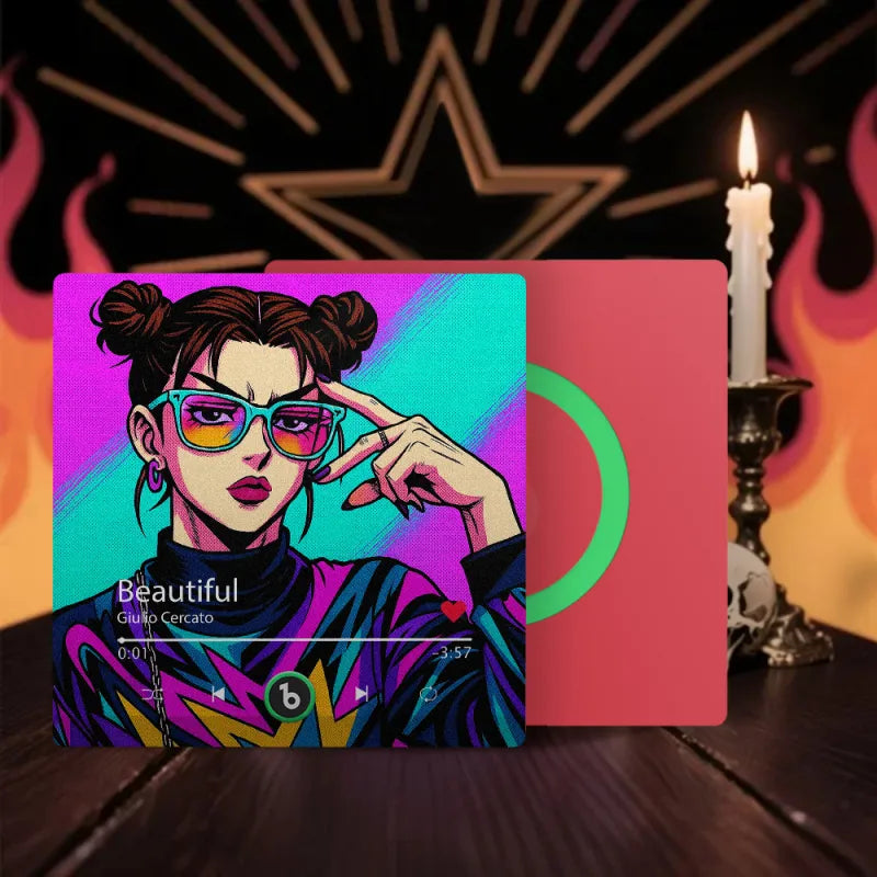 Imán de nevera personalizado estilo anime y sticker de foto para decoración hogar