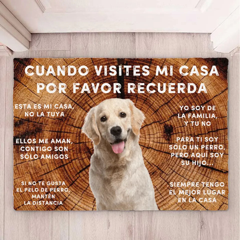 Personalizado - Cuando visites mi casa por favor recuerda