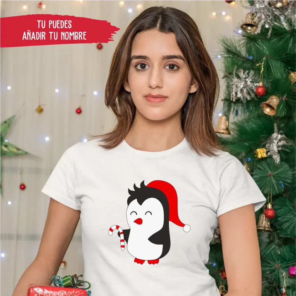 Pingüino de navidad