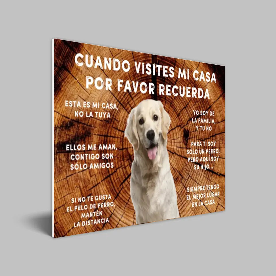 Personalizado - Cuando visites mi casa por favor recuerda