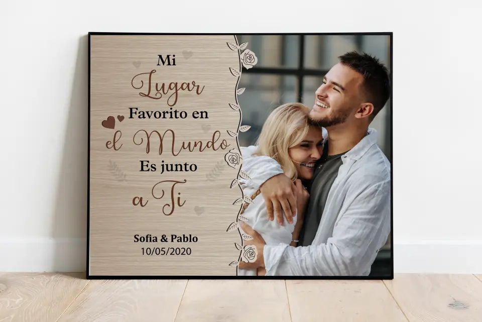 Foto romántica con tu foto