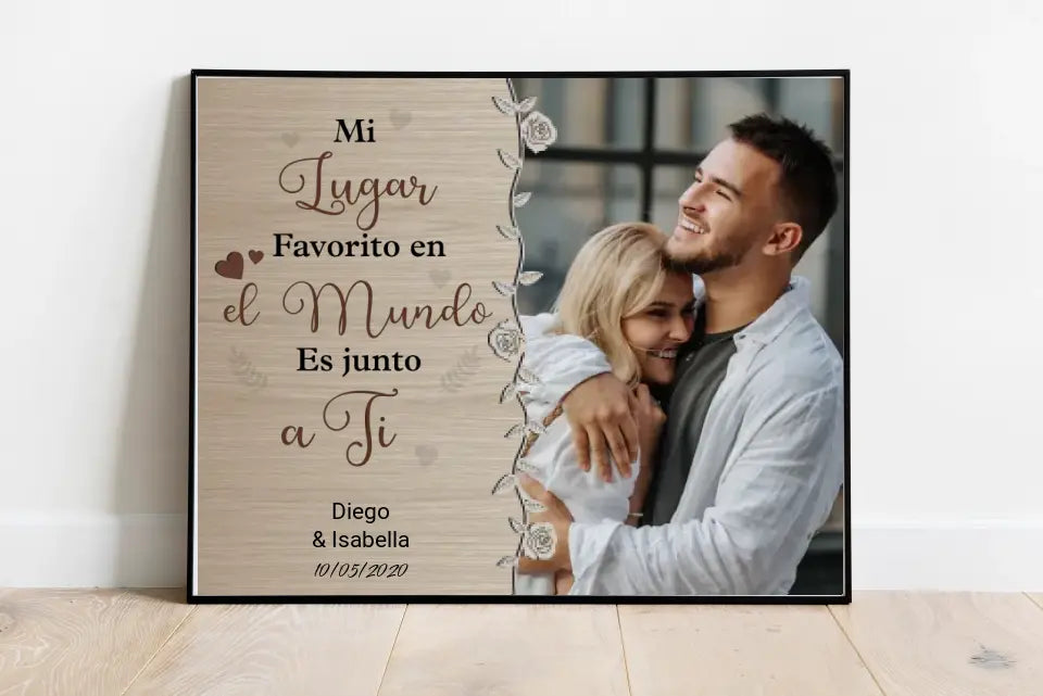 Foto romántica con tu foto