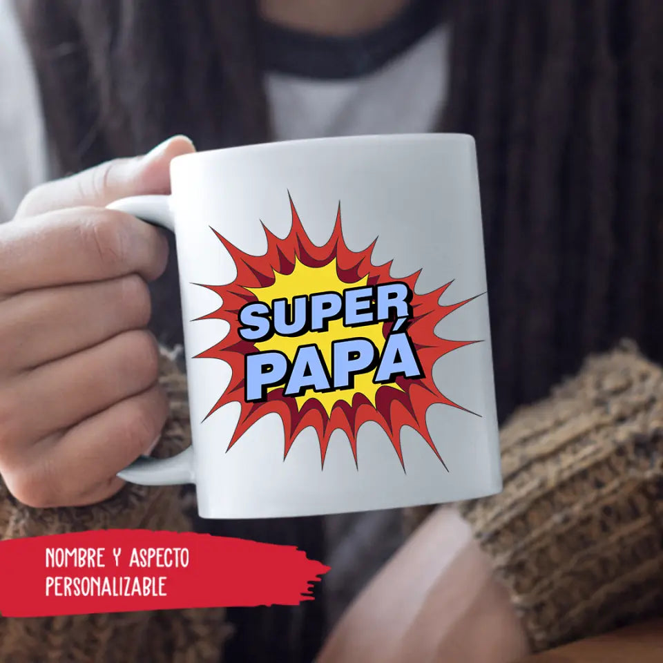 Taza regalos super papá