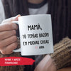 Taza Regalos Para Un Amigo Mamá tú tenías razón en muchas cosas