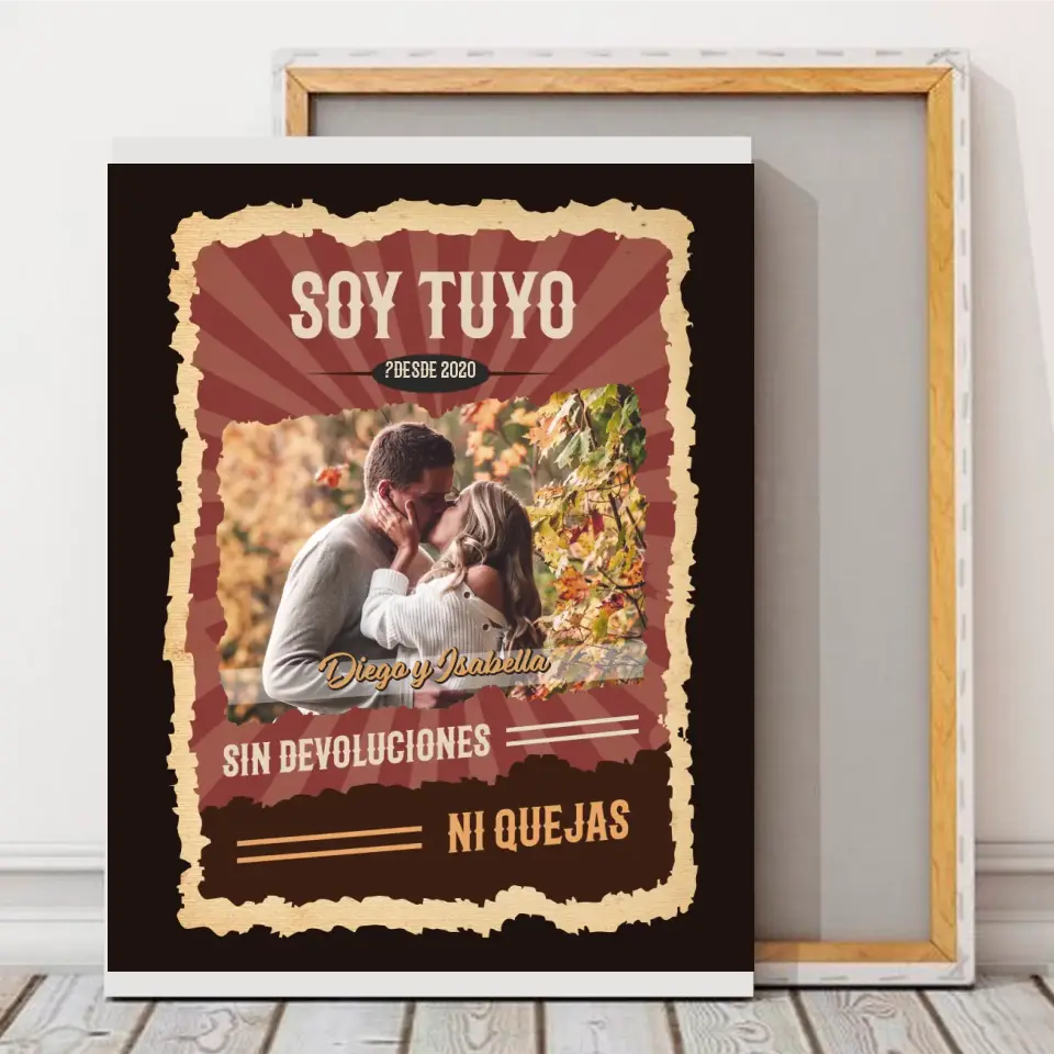 Soy tuyo. Sin devoluciones ni quejas