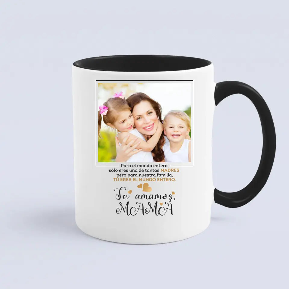 Regalo personalizado para mamá - una taza con tu propia foto