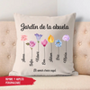 Funda de almohada Regalos Personalizados Para Abuelas Para la abuela - Jardín de la abuela