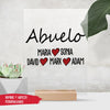 Vidrio acrílico Regalo Personalizado Para Abuela Regalo - Abuelo