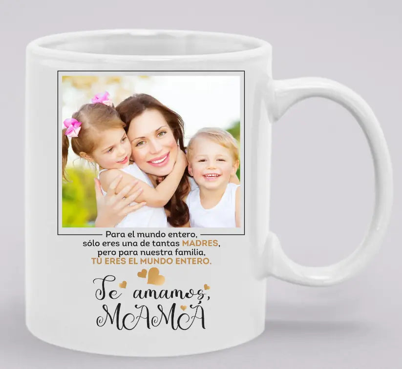 Regalo personalizado para mamá - una taza con tu propia foto