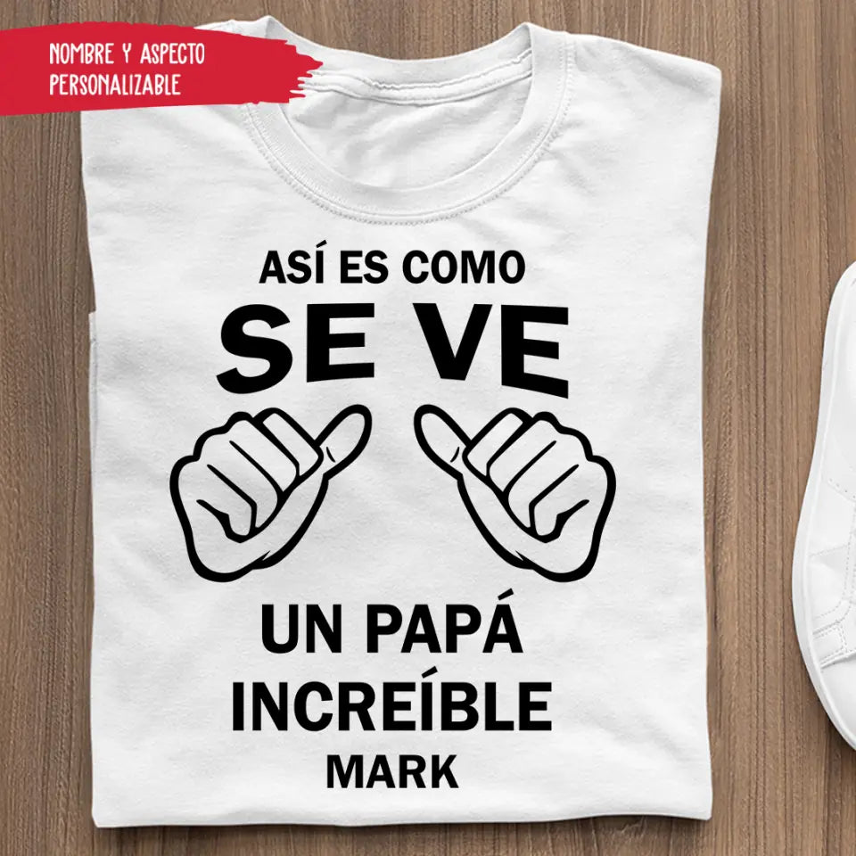 Así es como se ve un papá increíble