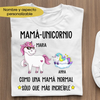 Camiseta Unisex Regalo De Dia De Madres Mamá-unicornio