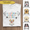 Camiseta Unisex Ideas Regalo Hombre La mamá perro más perfecta de todas