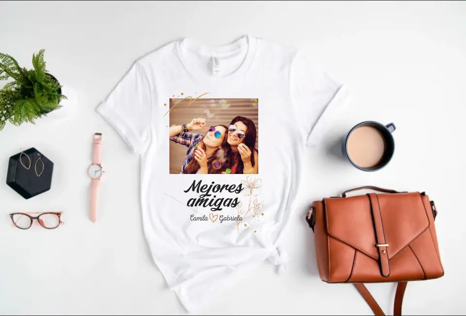 Mejores amigas - Taza con tu propia foto