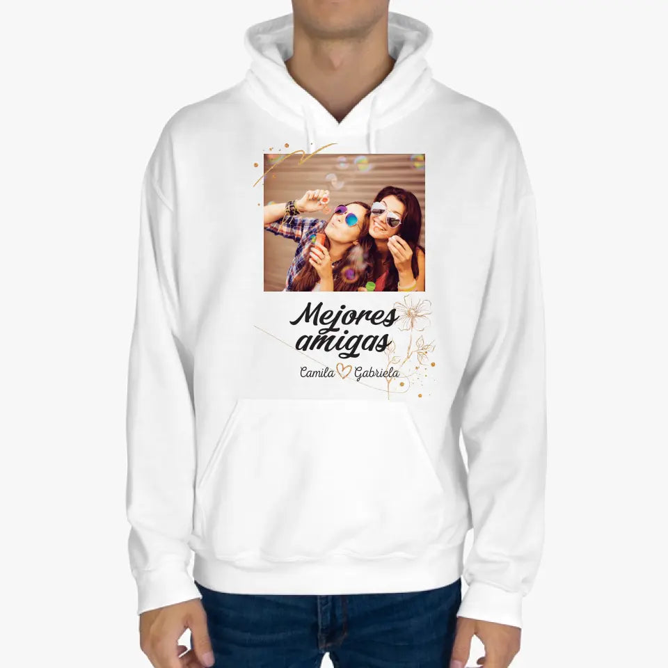 Mejores amigas - Camiseta con tu propia foto