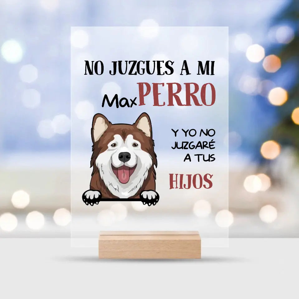 NO JUZGUES A MI PERRO