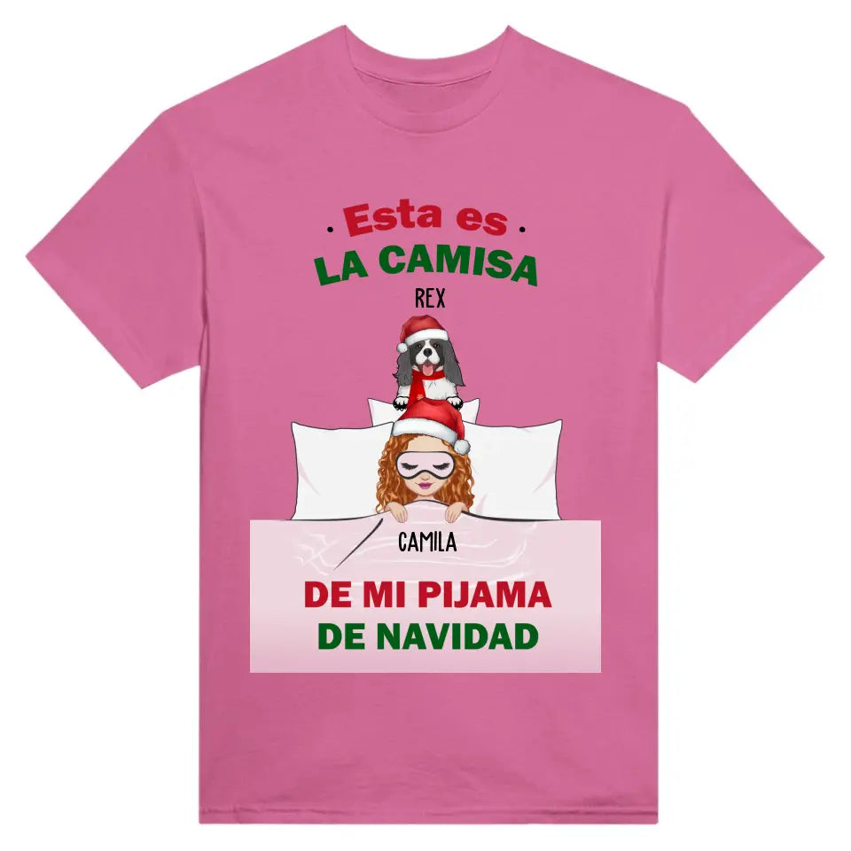 Esta es la camisa de mi pijama de NAVIDAD