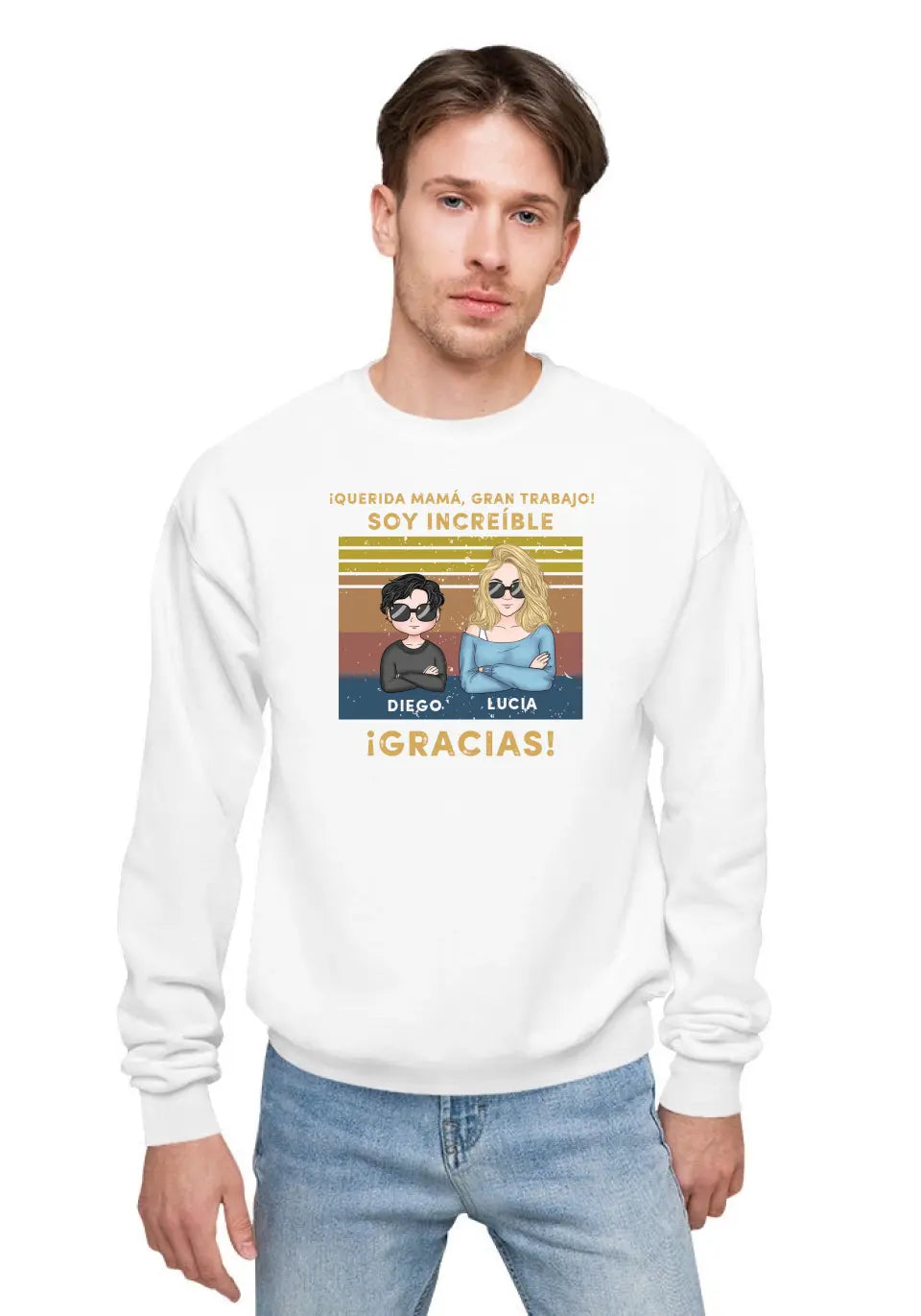 Querida mamá, ¡gran trabajo! Somos increíbles. ¡Gracias!