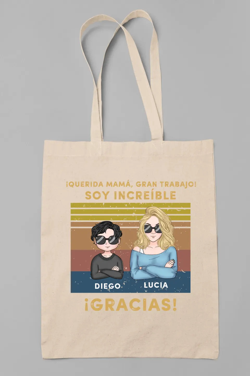 Querida mamá, ¡gran trabajo! Somos increíbles. ¡Gracias!