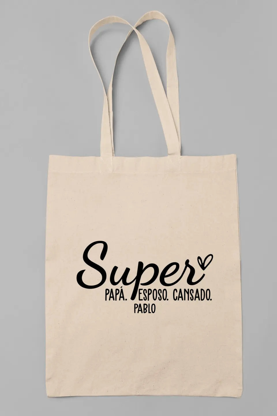 Super papá. Esposo. Cansado.