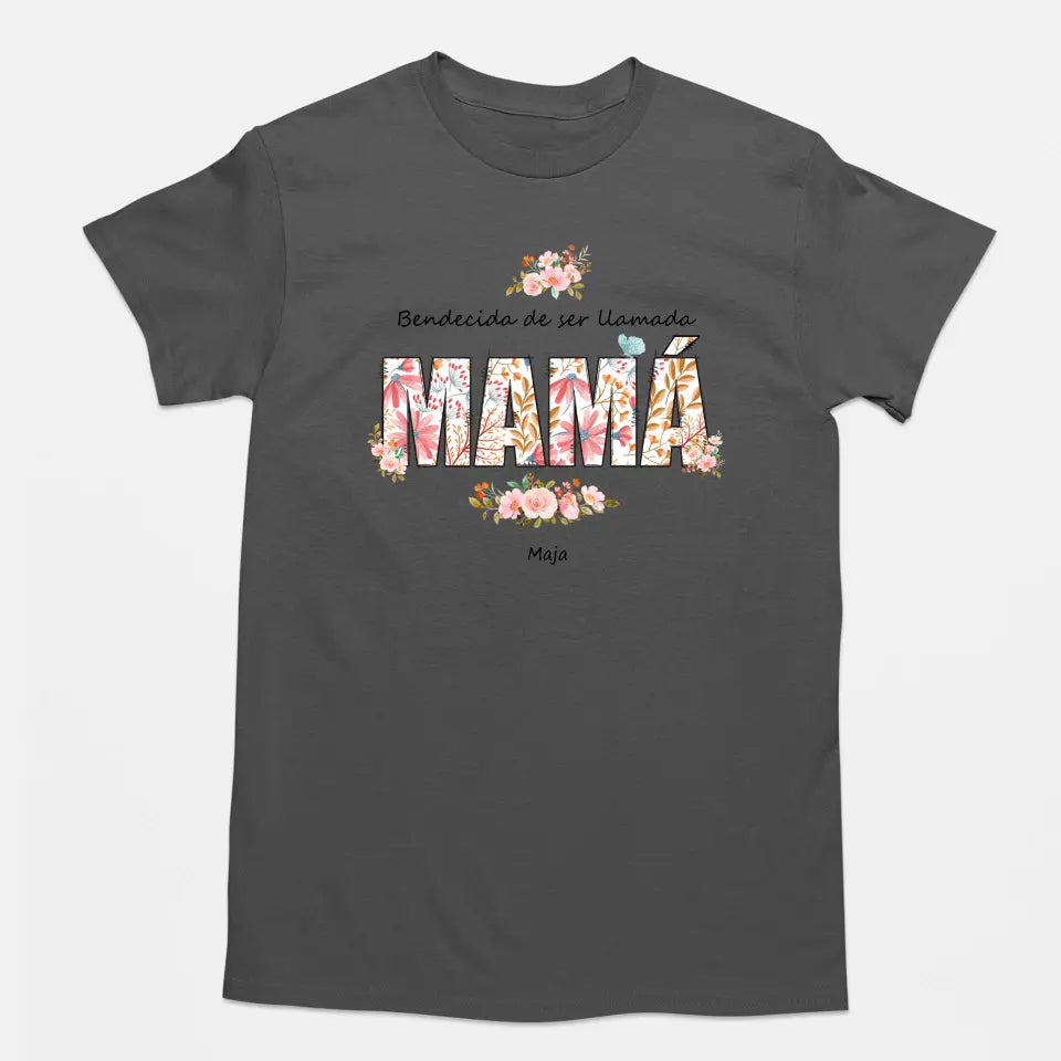 Camiseta - Bendecida de ser Uamada Mamá