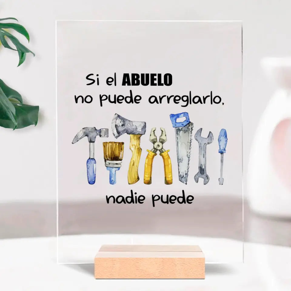 Funda de almohada - Si el abuelo no puede arreglarlo nadie puede