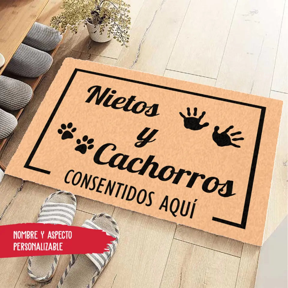 Alfombra  Alfombra - Nietos y cachorros Consentidos aquí