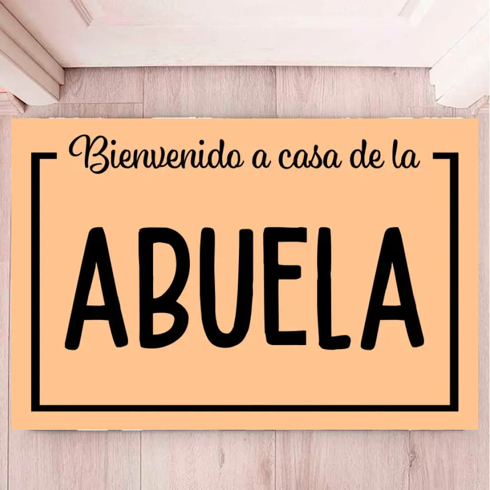 Alfombra - Bienvenido a casa de la Abuela