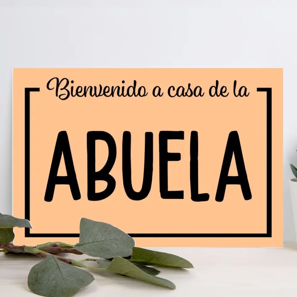 Alfombra - Bienvenido a casa de la Abuela