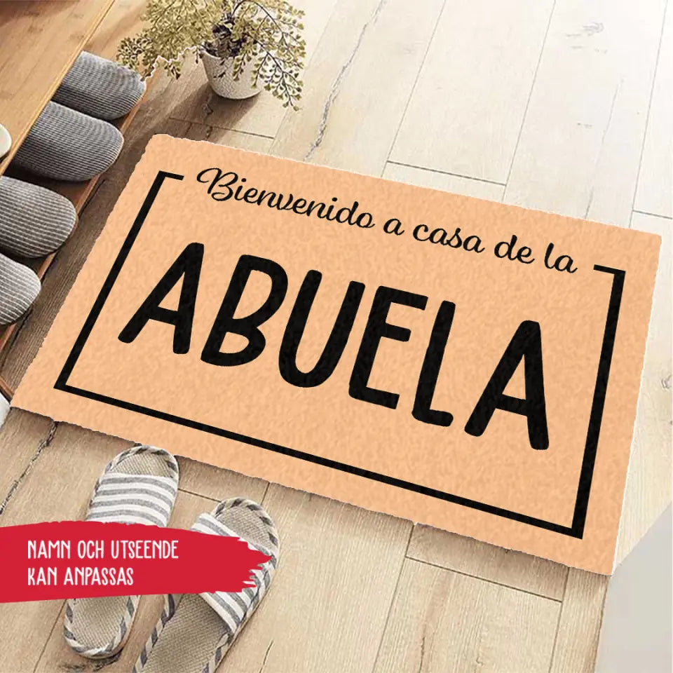 Alfombra  Alfombra - Bienvenido a casa de la Abuela