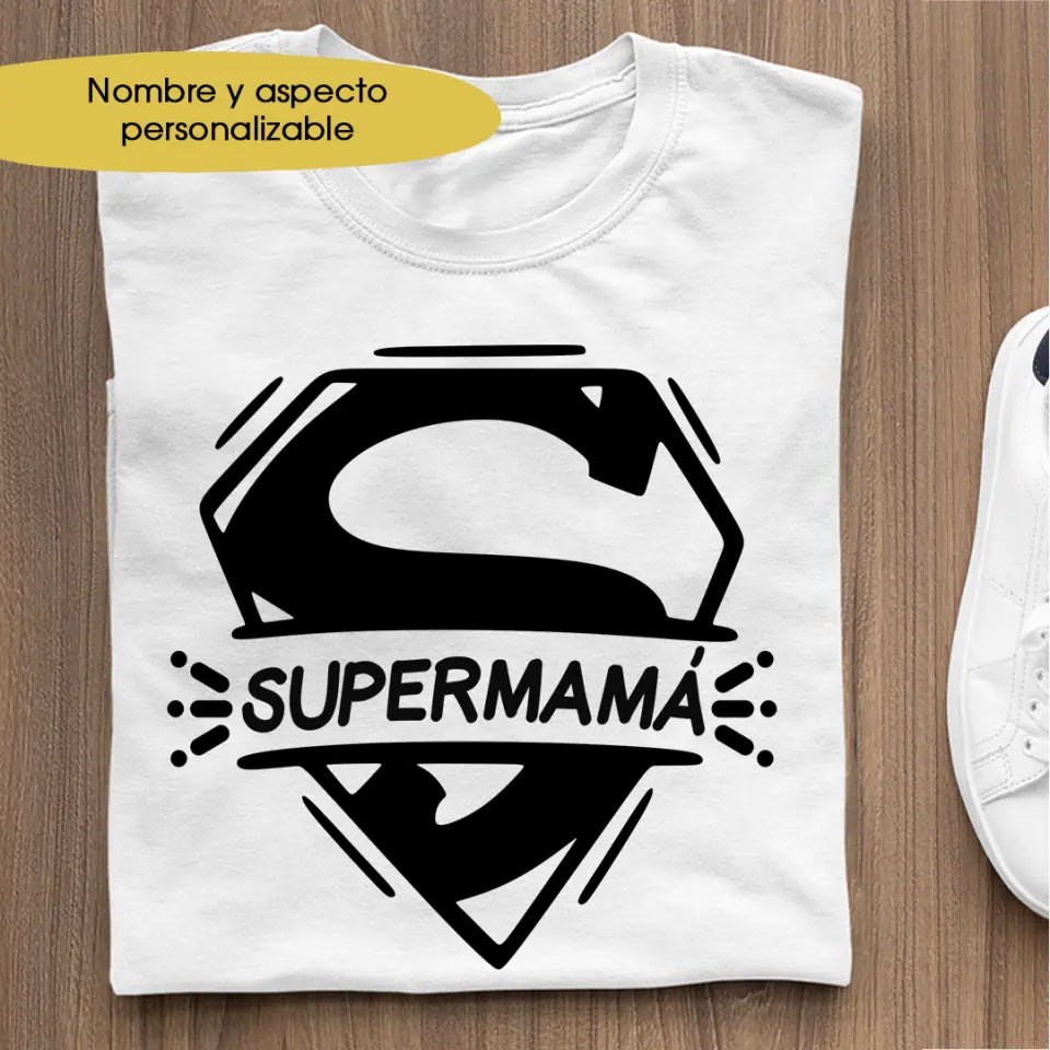 CAMISETA COLORIDA Regalos Para El Dia De La Madre Camiseta - Supermamá