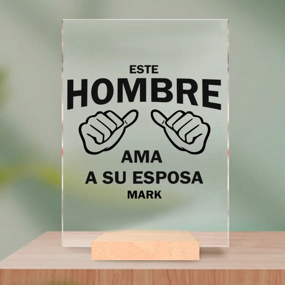 Camiseta - Este hombre ama a su esposa