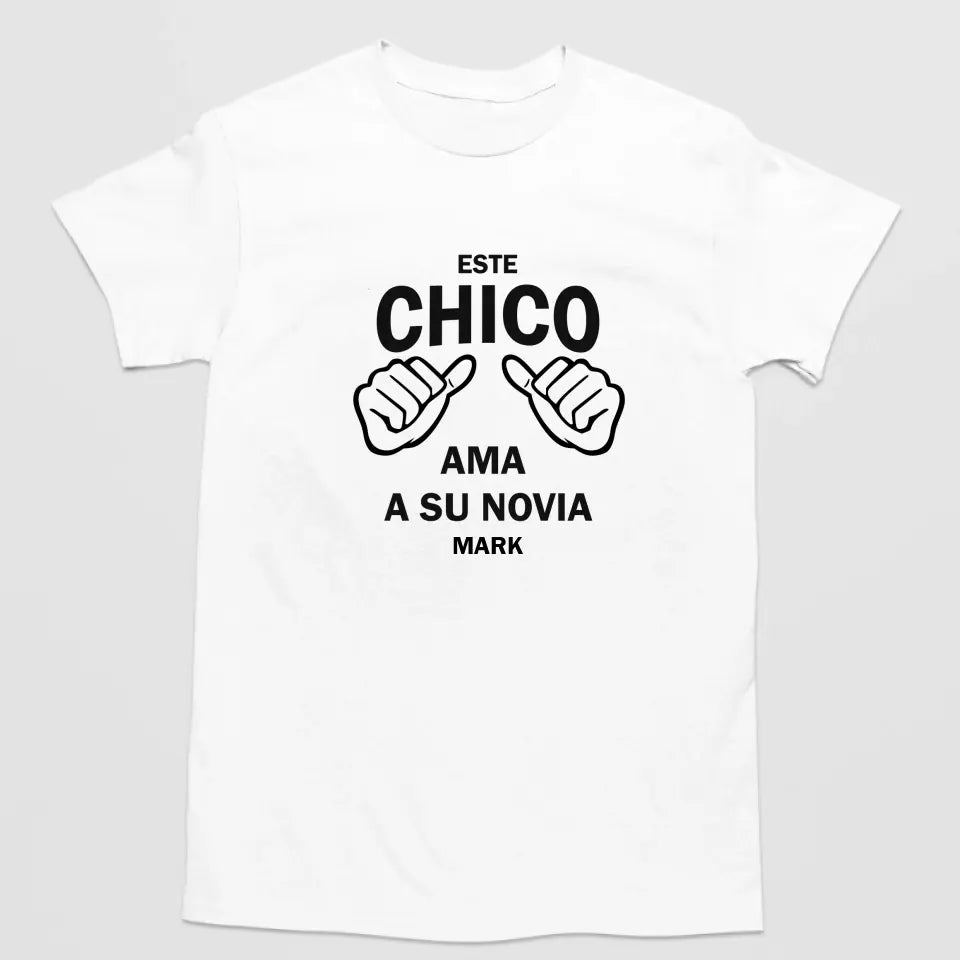 Camiseta - Este chico ama a su novia