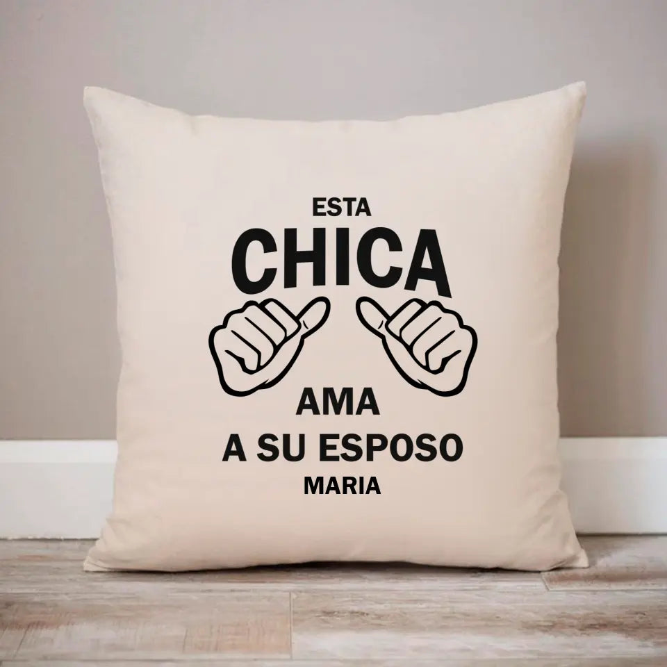 Camiseta - Esta chica ama a su esposo