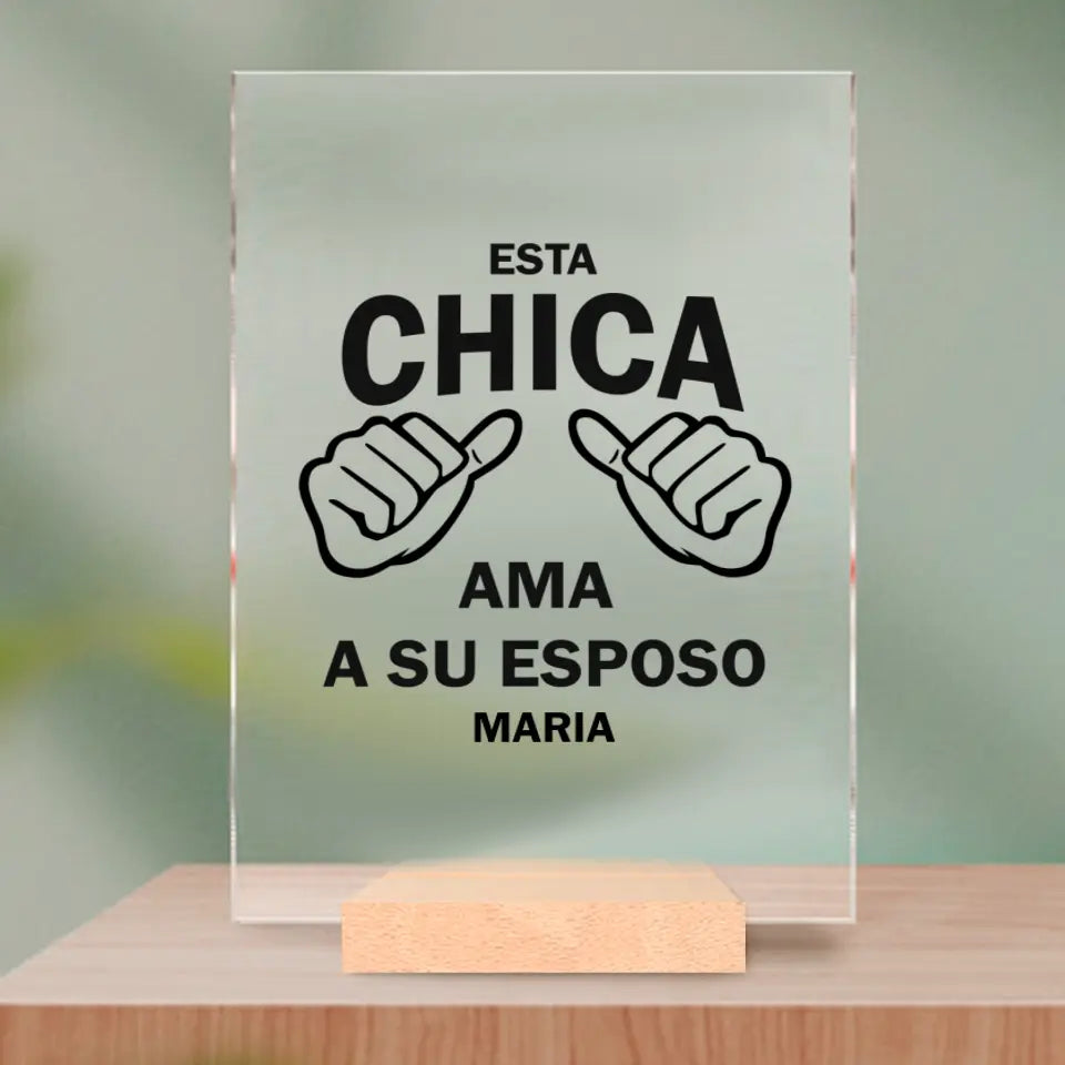 Camiseta - Esta chica ama a su esposo