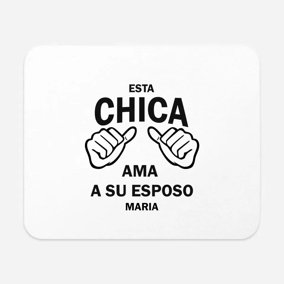 Camiseta - Esta chica ama a su esposo