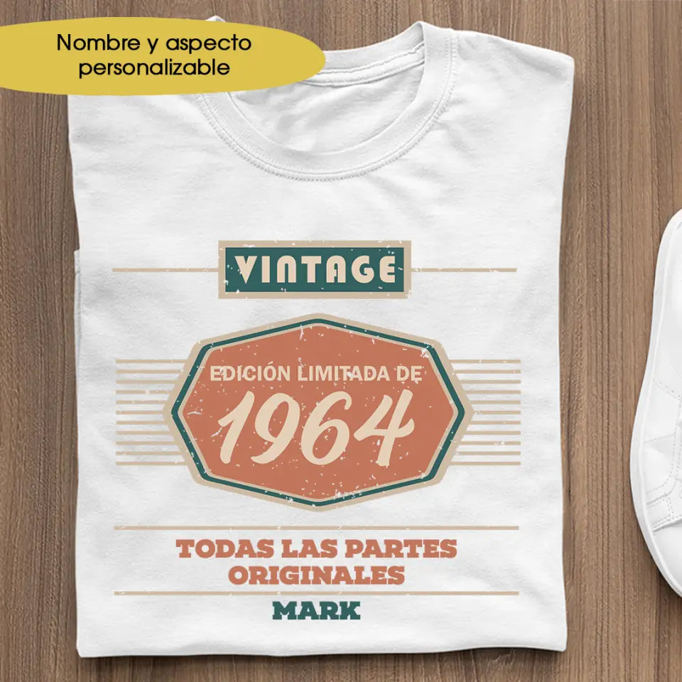 Camiseta Unisex Regalo De Aniversario Camiseta - Vintage Edición limitada de