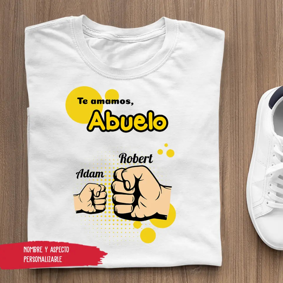Camiseta - Te amamos, abuelo