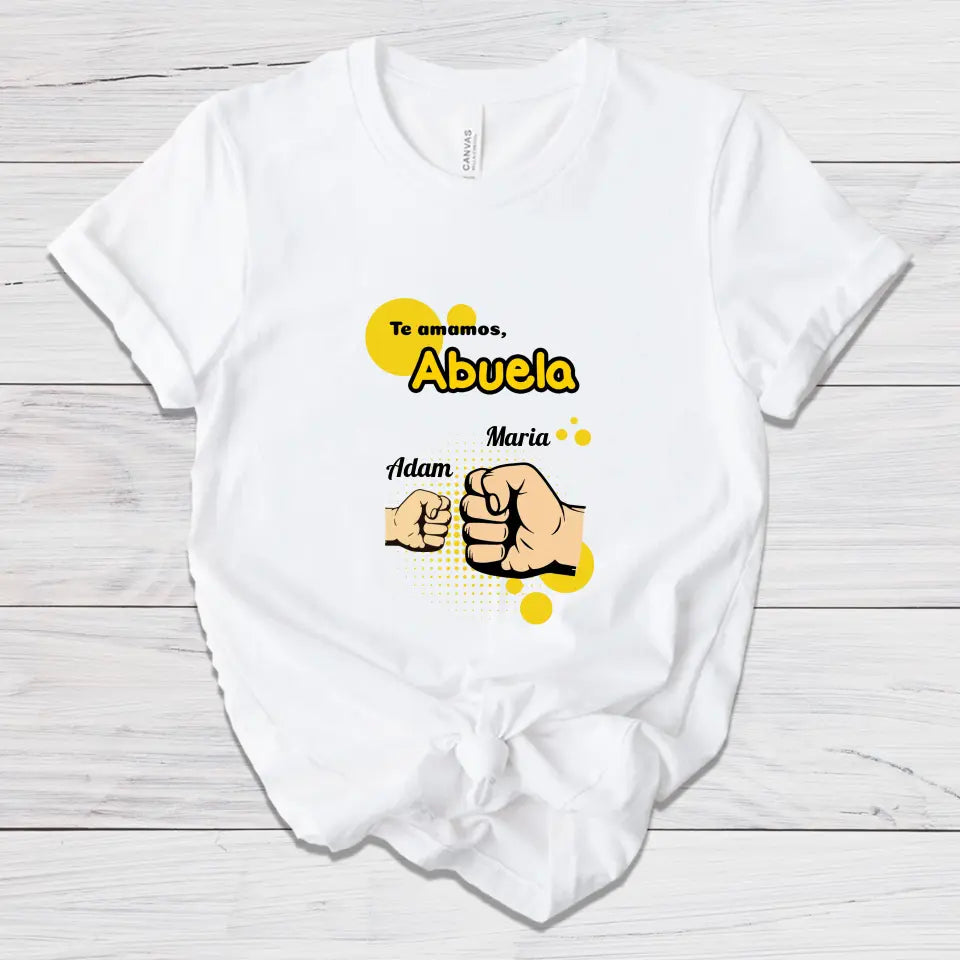 Camiseta - Te amamos, abuelа