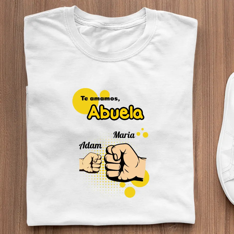 Camiseta - Te amamos, abuelа