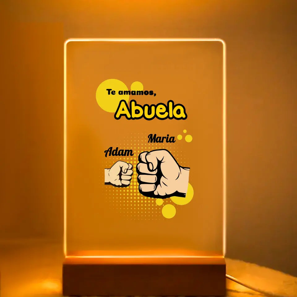 Funda de almohada - Te amamos, abuelа