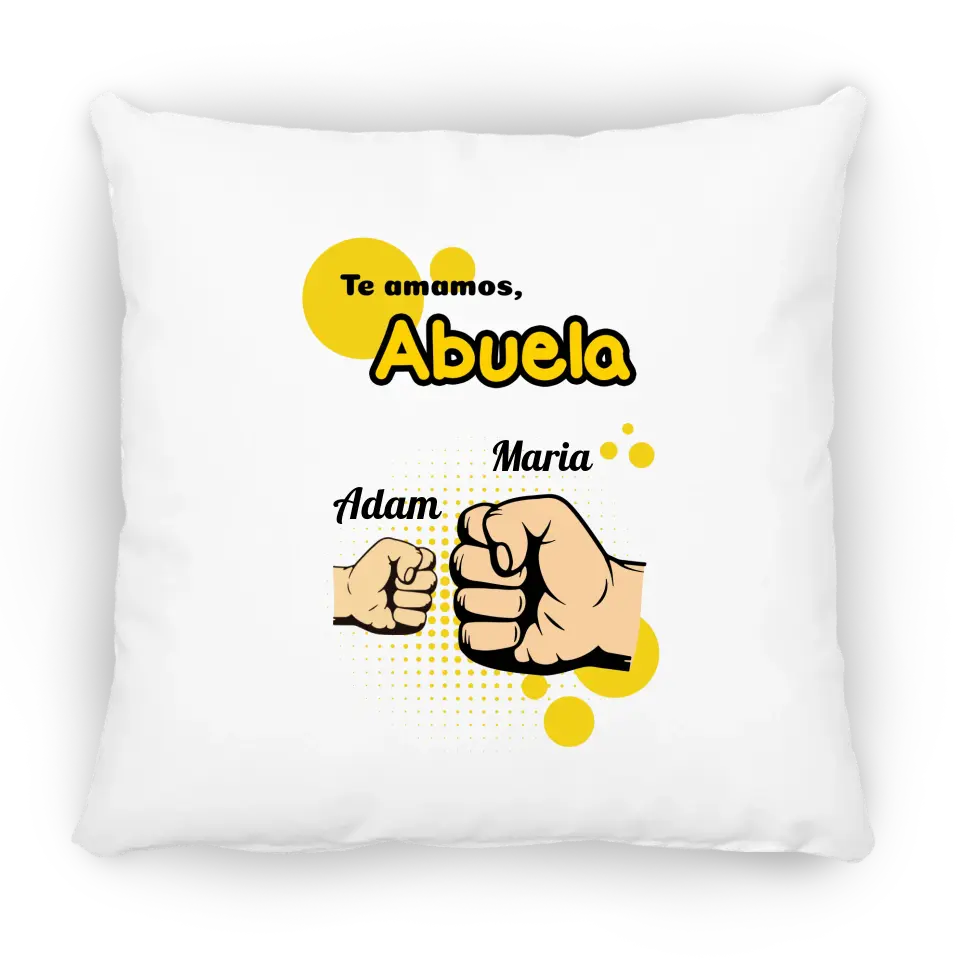 Funda de almohada - Te amamos, abuelа