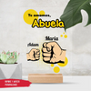 Vidrio acrílico Regalo Personalizado Abuela Vidrio acrílico  - Te amamos, abuelа