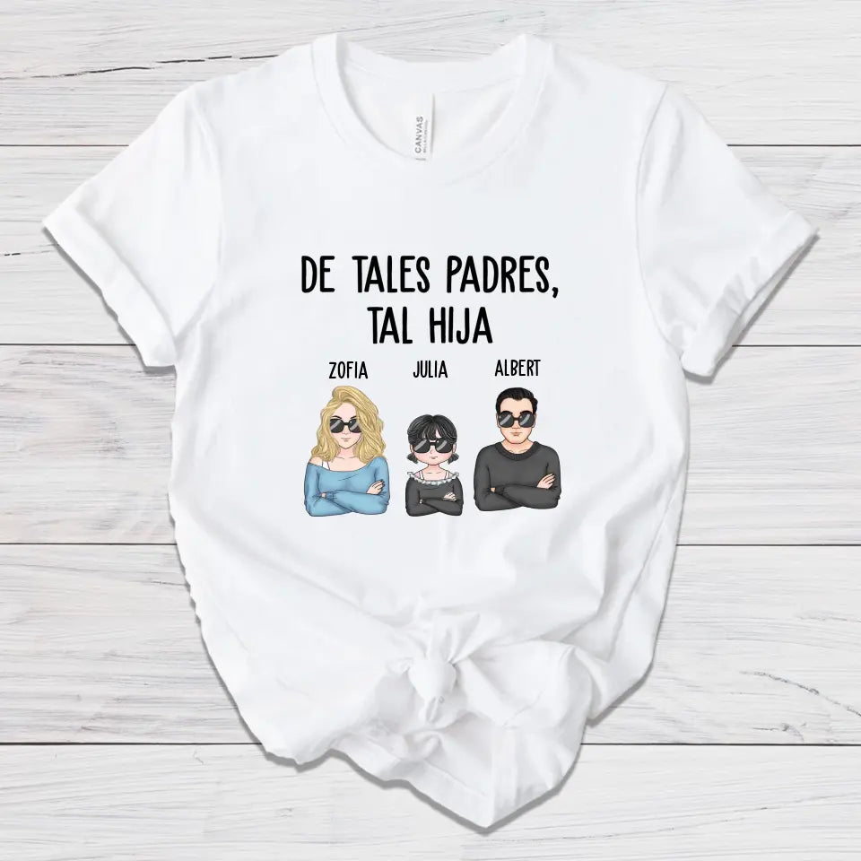 Camiseta - De tales padres tales hijos