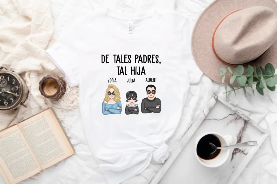 Camiseta - De tales padres tales hijos