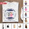 Camiseta - Una niña y su perro