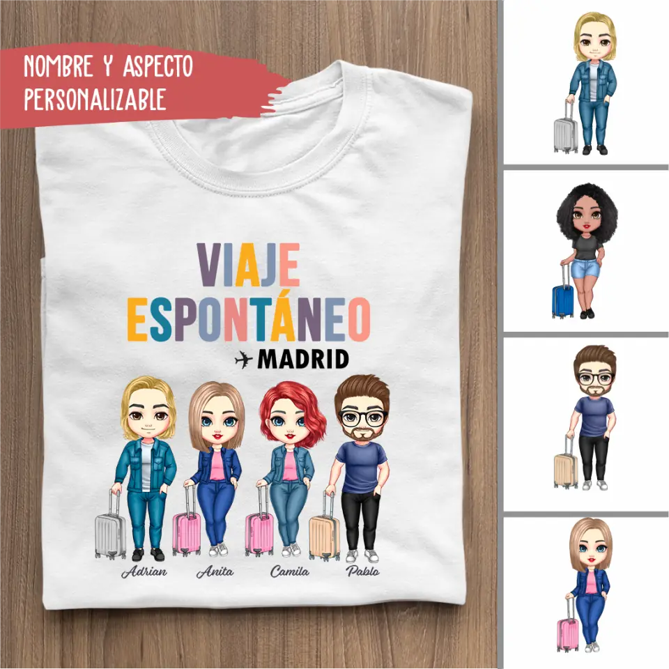 Camiseta - Viaje Espontáneo