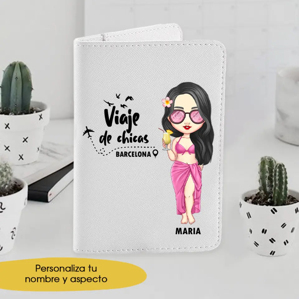 Funda de pasaporte - Viaje de chicas