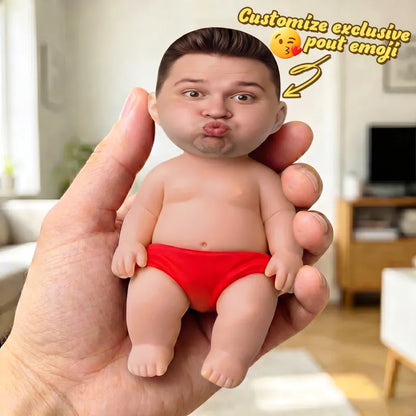Muñeco Antiestrés Personalizado - Juguete de Squeeze con Foto, Regalo Único